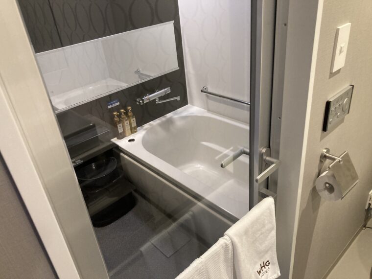 広島ワシントンホテルの浴室