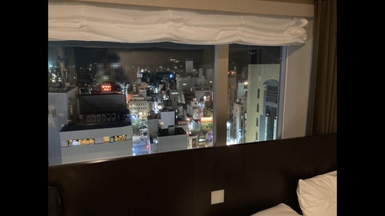 広島ワシントンホテルから見える夜景