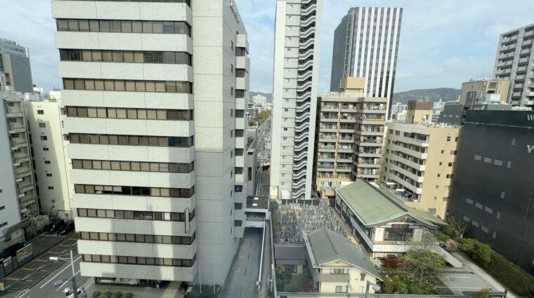 ホテルインターゲート広島9階からの眺望
